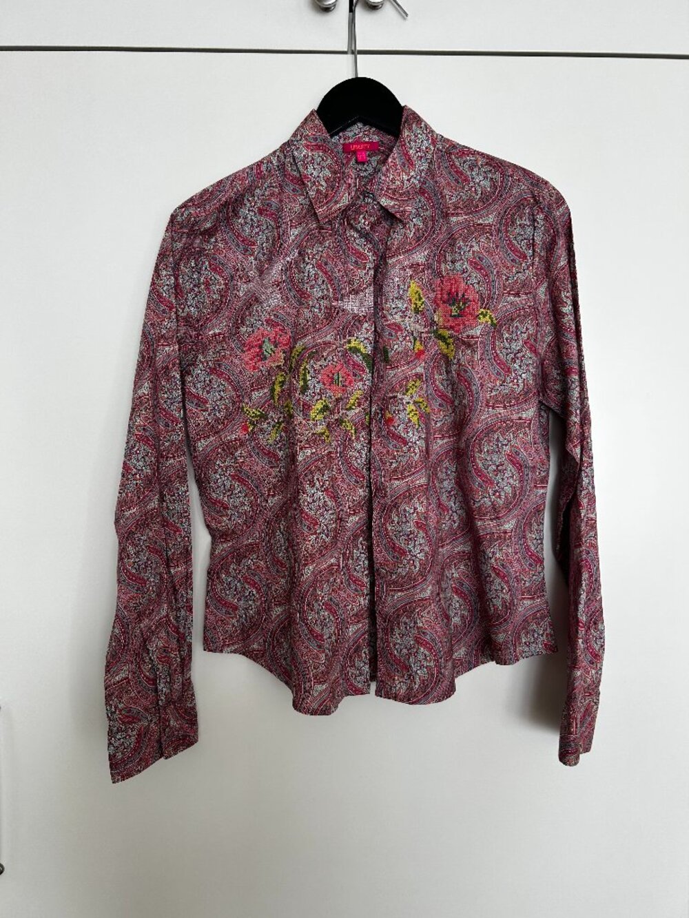 Rare Liberty London "Felix and Isabella" Paisley Embroidered Blouse, US12